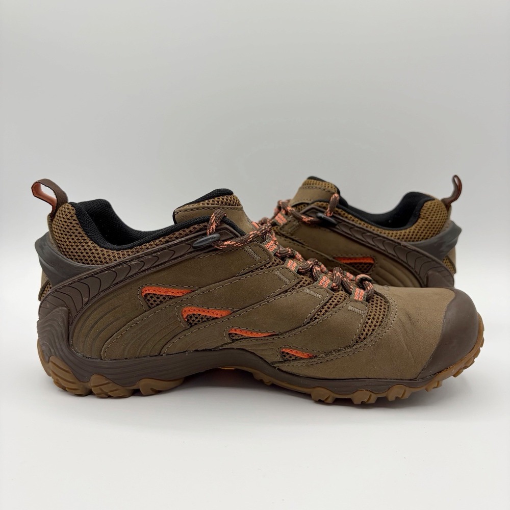 Merrell J12046 Womens Size 7 Hiking Shoes Dusty Olive Waterproof Vibram Low Top - Picture 8 of 9